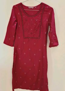 Elegant Rani Pink Kurta