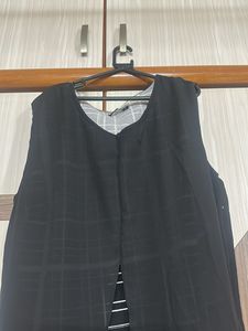 Women High Low Blck Midi Dress