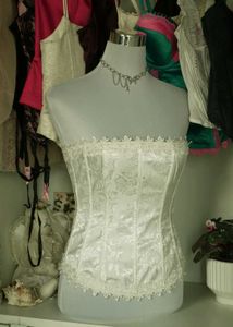 White Lace Corset