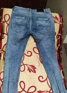 Trendy Streetwear Denim Jeans Pants