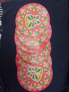 Pack Of 10 Sticker Rangoli For Deewali (Small)