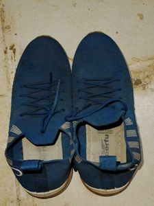 Blue Casual Shoes