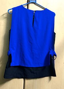 Blue Sleeveless Top