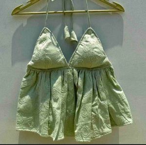 Light Green Tie On Top Size -s 28 B