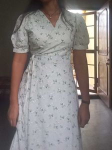 Floral Wrap Dress
