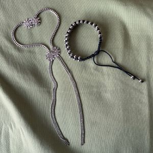 Combo of Beaded Anklet & Ear Cuffs