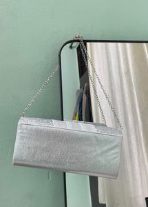 Sparkling Silver Clutch