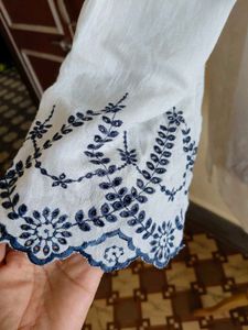 White Embroidered Blouse