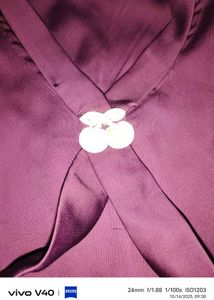 Elegant Purple Top,yellow top,black dressing belt,