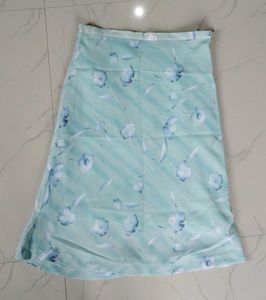 Floral Print A-Line Skirt