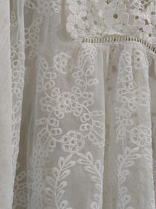 White Embroidered Top