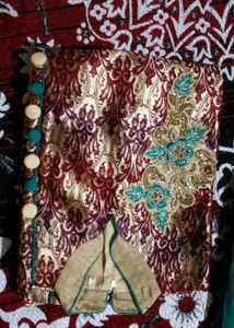 Elegant Teal &amp; Gold Salwar Kameez Suit