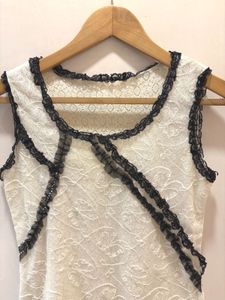 Beautiful Lace Trimmed  Top