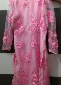 PINK net kurti