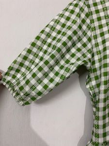 Green Checkered Dress