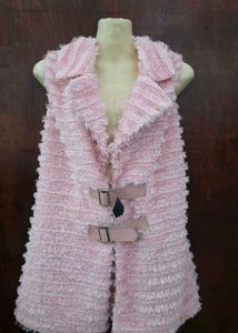kawaii pink half jacket