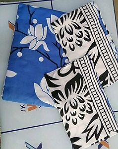 💥 Tc Cotton Double Bedsheet With 2 Pillow Cover
