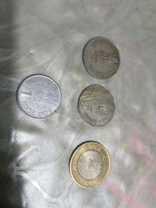 Indian Coin Collection 1,2,10