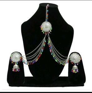 Ethnic Headpiece & Earring Set