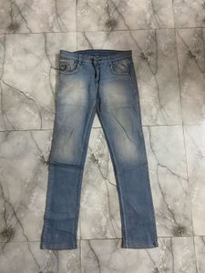 Blue Denim Jeans Regular Fit For Men