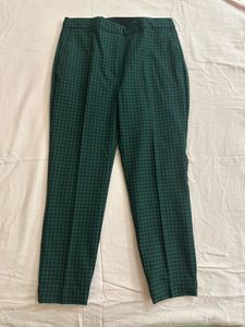 New! ZARA Green Gangnam Style Check Pants