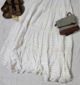 White Maxi Skirt