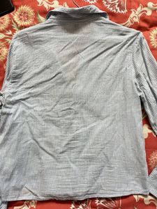 Striped Button-Down Top