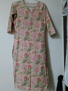 Floral Print Kurta