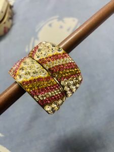 Sparkling Crystal Bangle Set