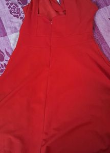 Red Flare Dress