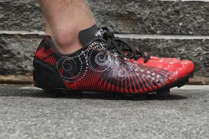 Red &amp; Black Soccer Cleats