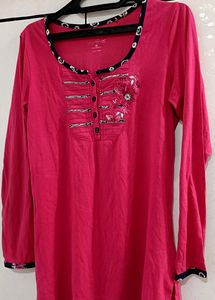 Girls Red Top For Sale (Size: M, Upto12 Years)