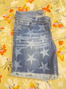 Stylish Denim Shorts For Girls