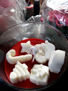 Festive Holiday Candle