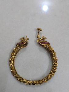 Peacock One Gram Gold Bangle