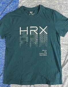 HRX Green Graphic T-Shirt