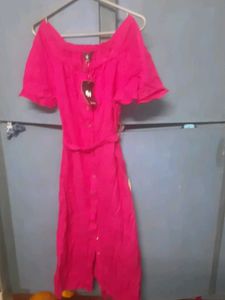 Brand New Fusia Pink Dress Full Length