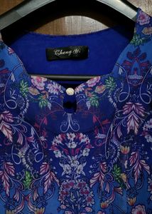 Unique Printed  Chinese Dress