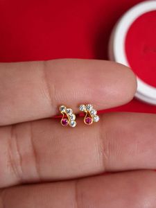 Stud Earrings Gold