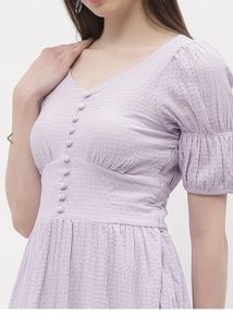 Beautiful Casual Lavender Dress