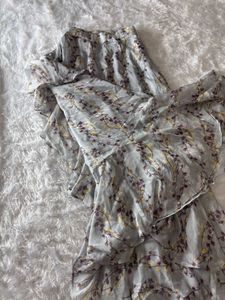 Floral Ruffle Skirt