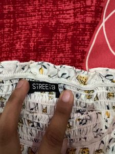 Floral Print Crop Top