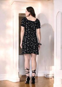 Floral Print Mini Dress