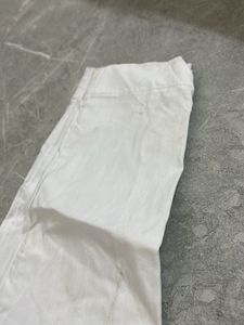 White Cotton Pants