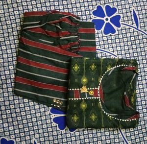 Green Kurti With Pant