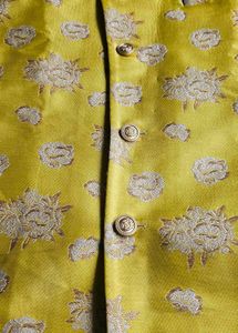 Yellow Floral Sherwani