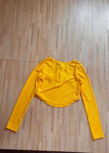 Yellow Long Sleeve Top