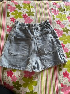 Vintage Light Wash Denim Shorts