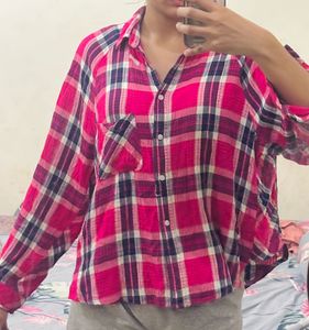 y2k oversized flannel shirt