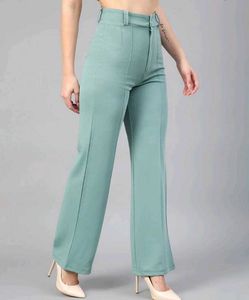 💚Mint Green High-Waisted Trousers